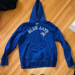 Nike blue jays embroidered hoodie